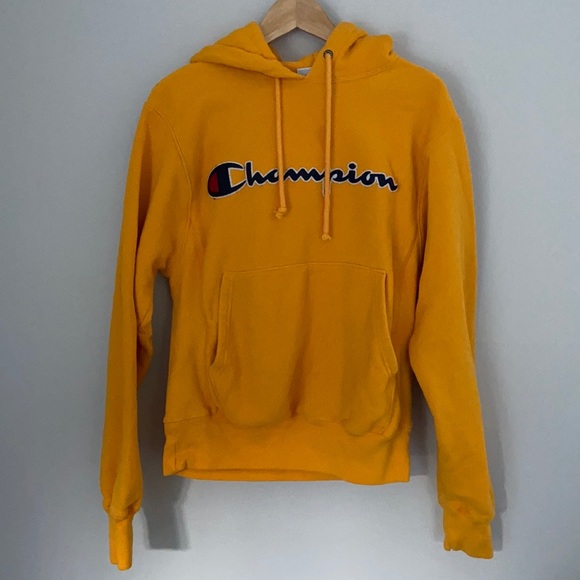 Champion Gold Yellow Hoodie - Picture 2 of 10